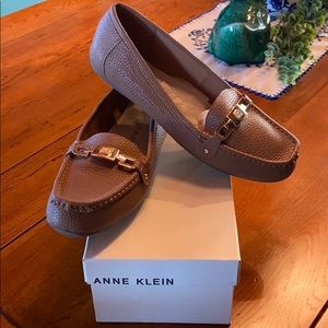 Anne Klein vegan leather loafers